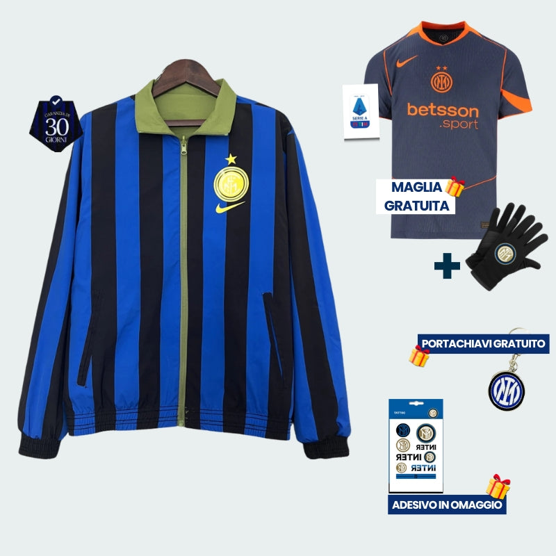 Giacca Double face (due lati) 25/26 Nerazzurri + Maglia in Omaggio (Offerta)