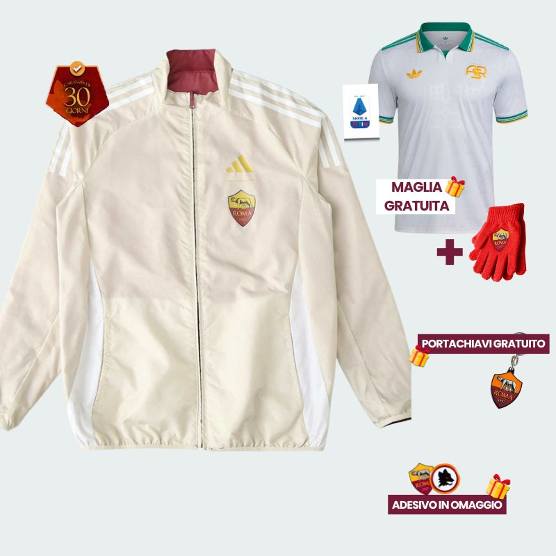 Giaca Giallorossi 25/26 + Maglia in Omaggio (Offerta)