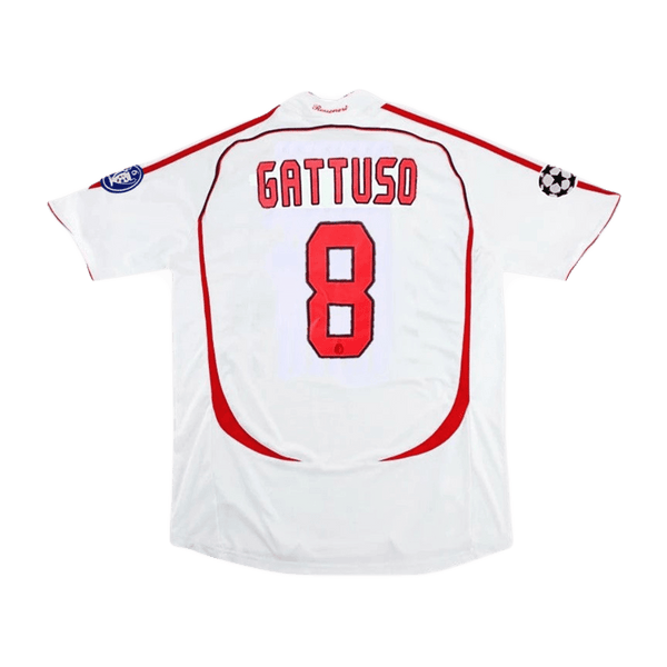 #8 Gattuso Maglia Retro ACM Away 2007/08 - UCL Finale