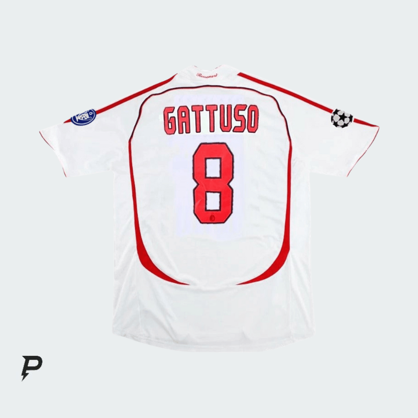 #8 Gattuso Maglia Retro ACM Away 2007/08 - UCL Finale